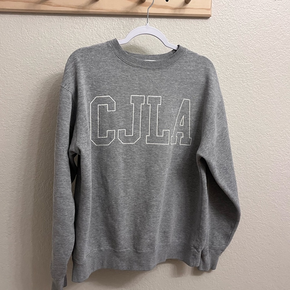 Carly Jean Los Angeles Gray Sweater